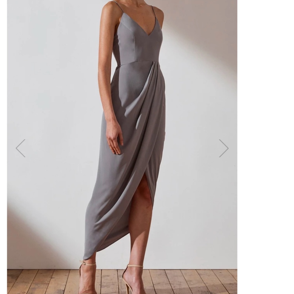 Shona Joy Core Cocktail Wrap Dress